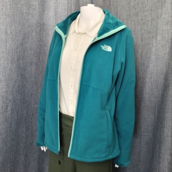 The North Face Morning Glory Fleece Jacket Teal Green Women's M - Picture 15 of 15
